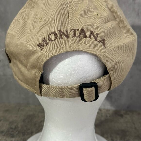 Aerotronics Inc. Hat OS Tan Montana Adjustable Strapback Cap - Picture 7 of 14